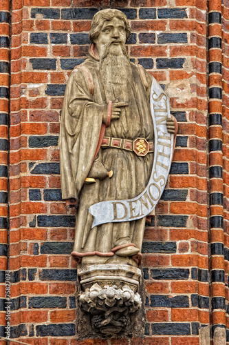 demosthenes statue in Germany photo