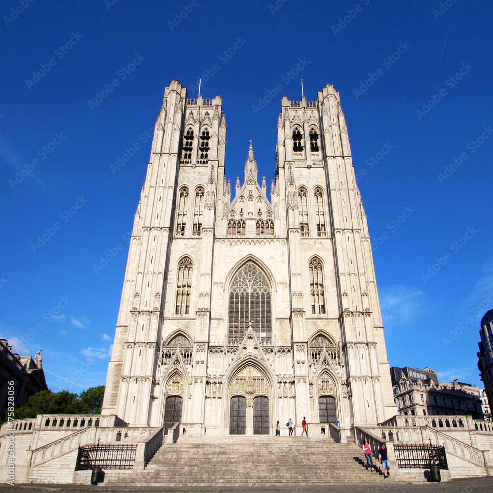 Fototapeta premium Bruxelles (belgique) - Cathédrale