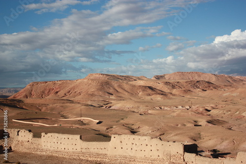 Blick von den Kasbahs Ait Benhaddou - Marokko