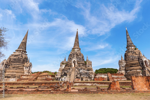 Wat Phra Si Sanphet in Ayutthaya, Thailand