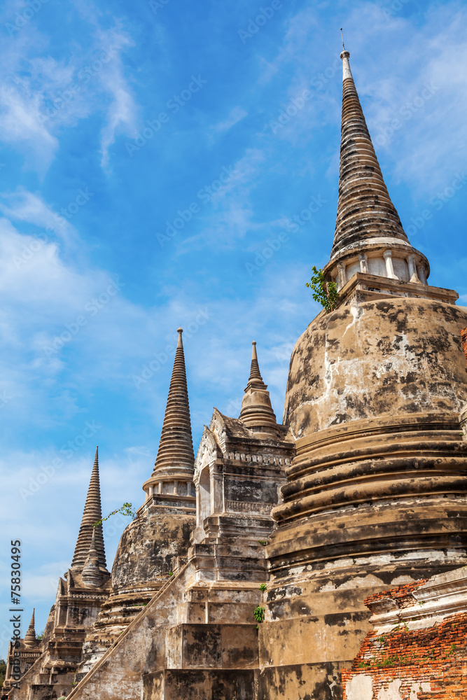 Fototapeta premium Wat Phra Si Sanphet in Ayutthaya, Thailand