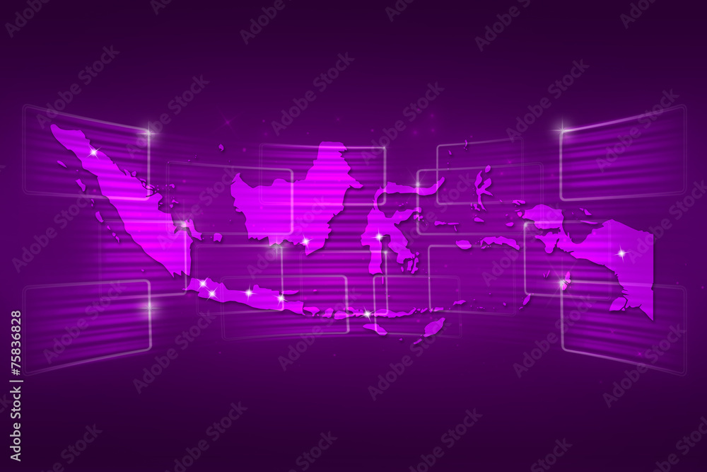 Indonesia Map World map News Communication purple Indonesia Map World map News Communication purple