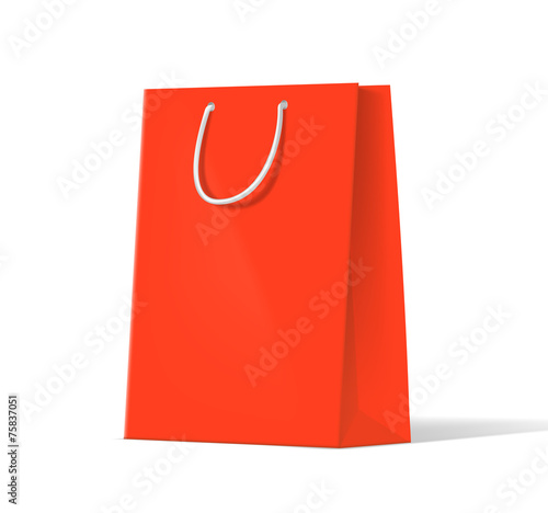 Vector red bags