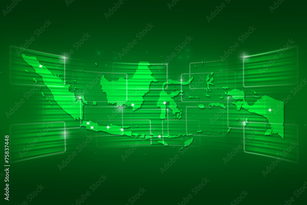 Indonesia Map World map News Communication green Indonesia Map World map News Communication green