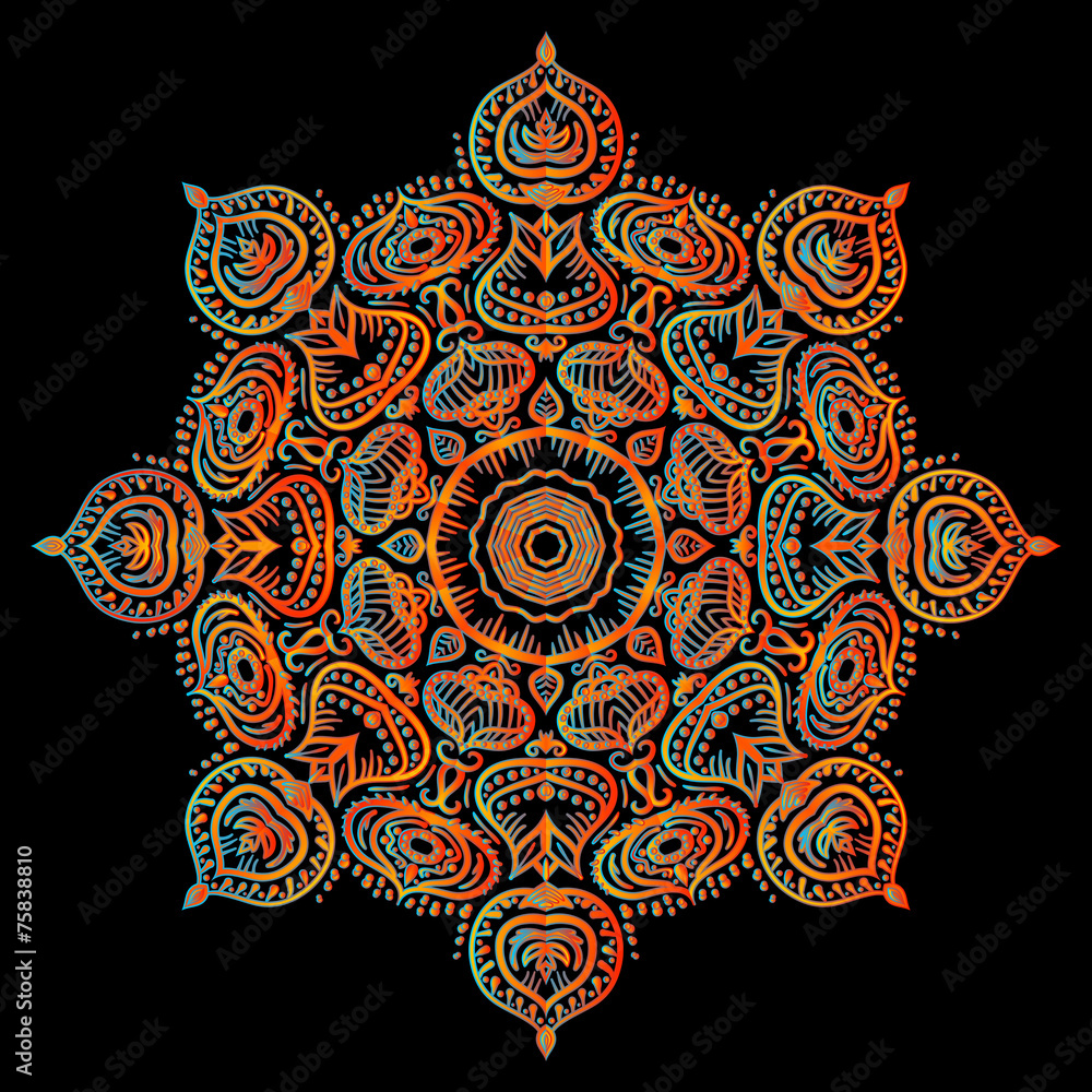 Mandala. Round Ornament Pattern