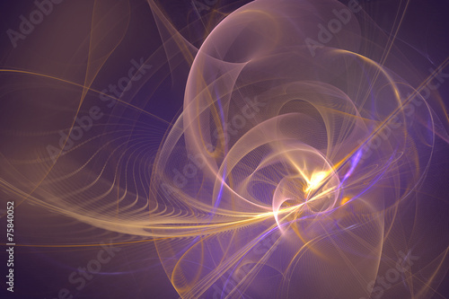Curved Spacetime - Abstract Futuristic Background