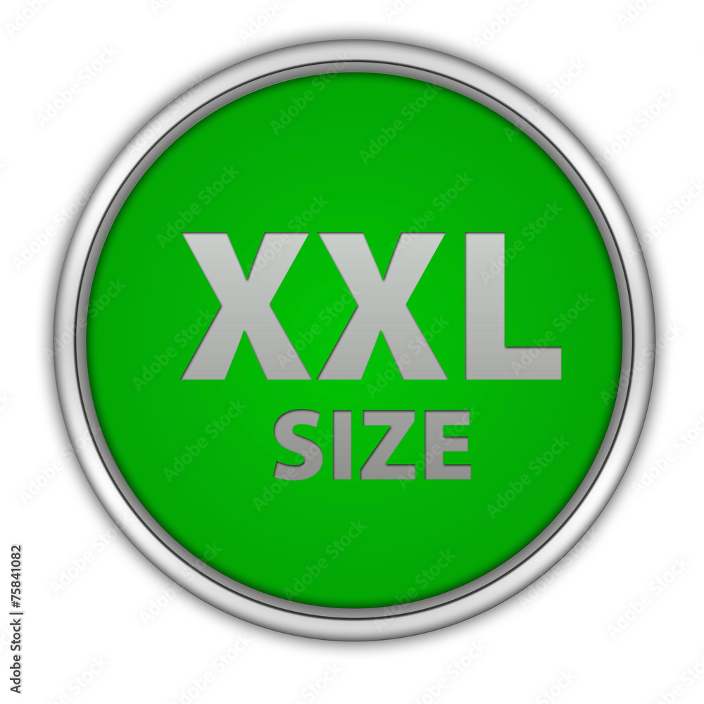 XXL size circular icon on white background XXL size circular icon on white background