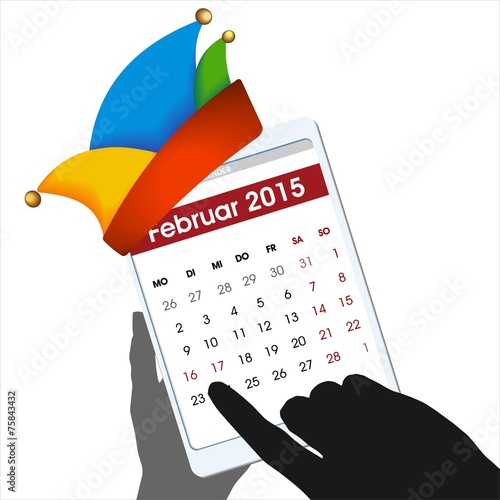 Rosenmontag Fastnacht Fachingsdienstag 16.02.2015 Kalender
