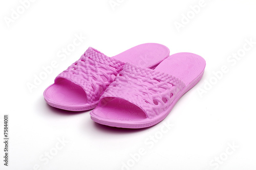 flip flop on the white background