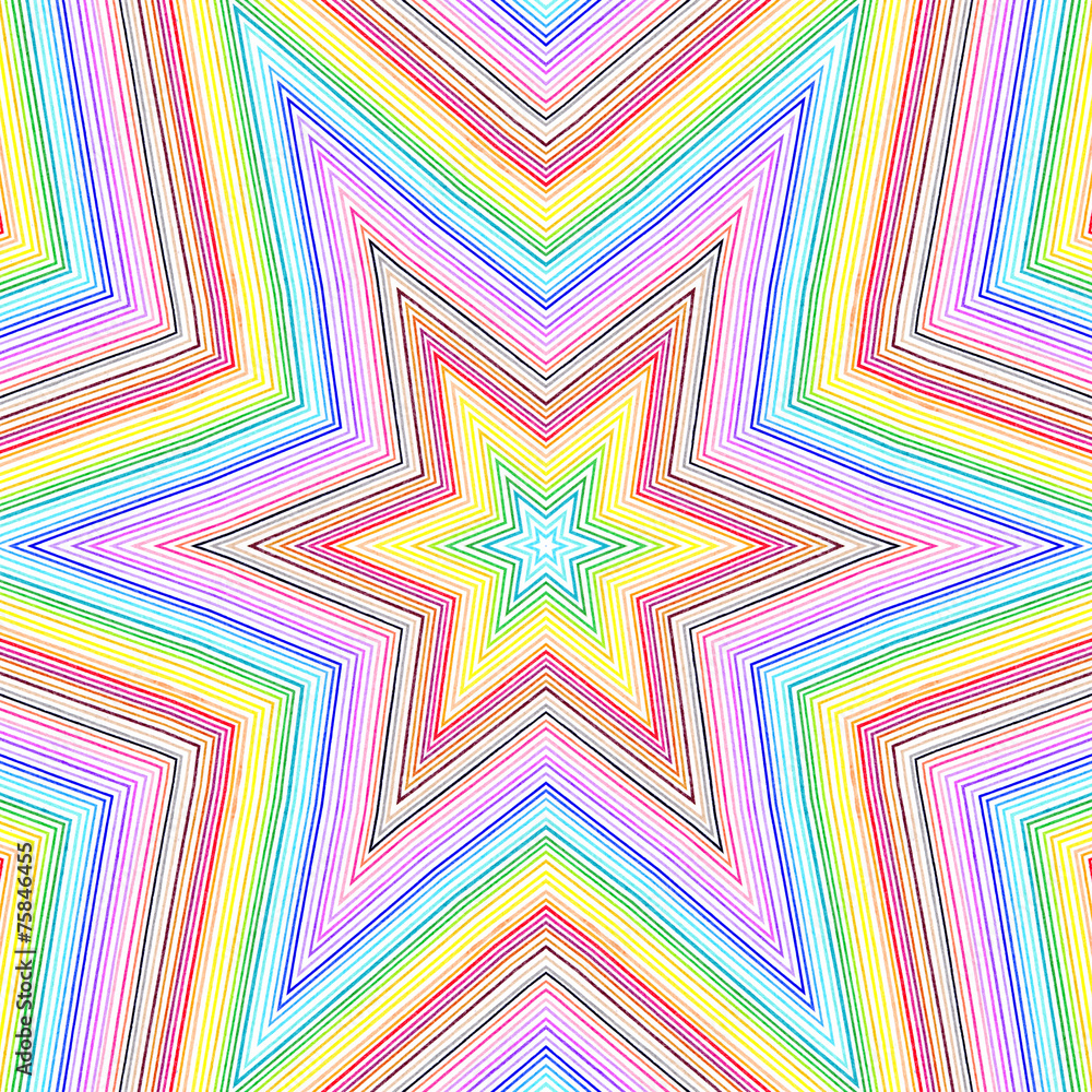 Bright color lines pattern