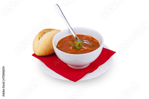 Solyanka Soup - soljanka Suppe