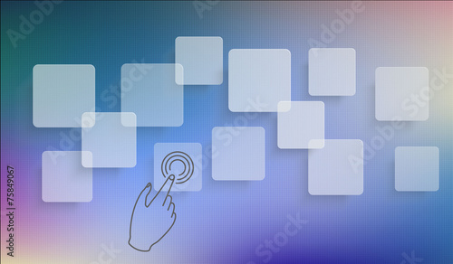 Smartphone / Icons / Web / Hintergrund