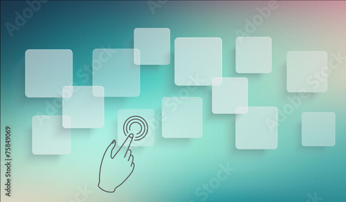 Smartphone / Icons / Web / Hintergrund