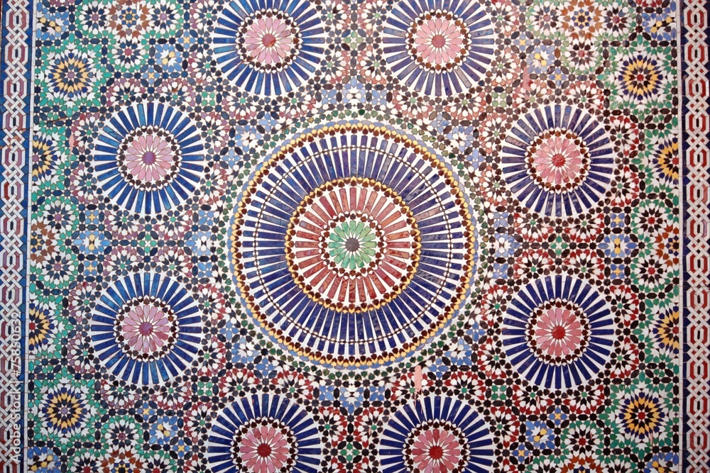 Antikes Wandmosaik - Marokko