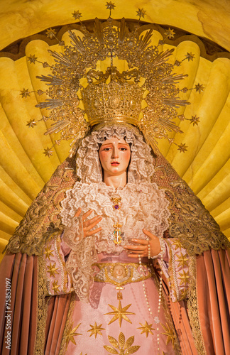 Seville - The cried Virgin Mary statue