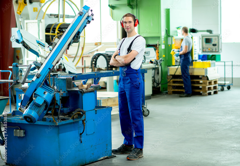worker in factory worker in factory