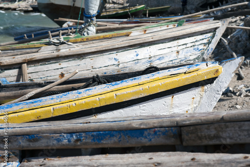 Fischerboote, Môle Saint Nicolas, Haiti