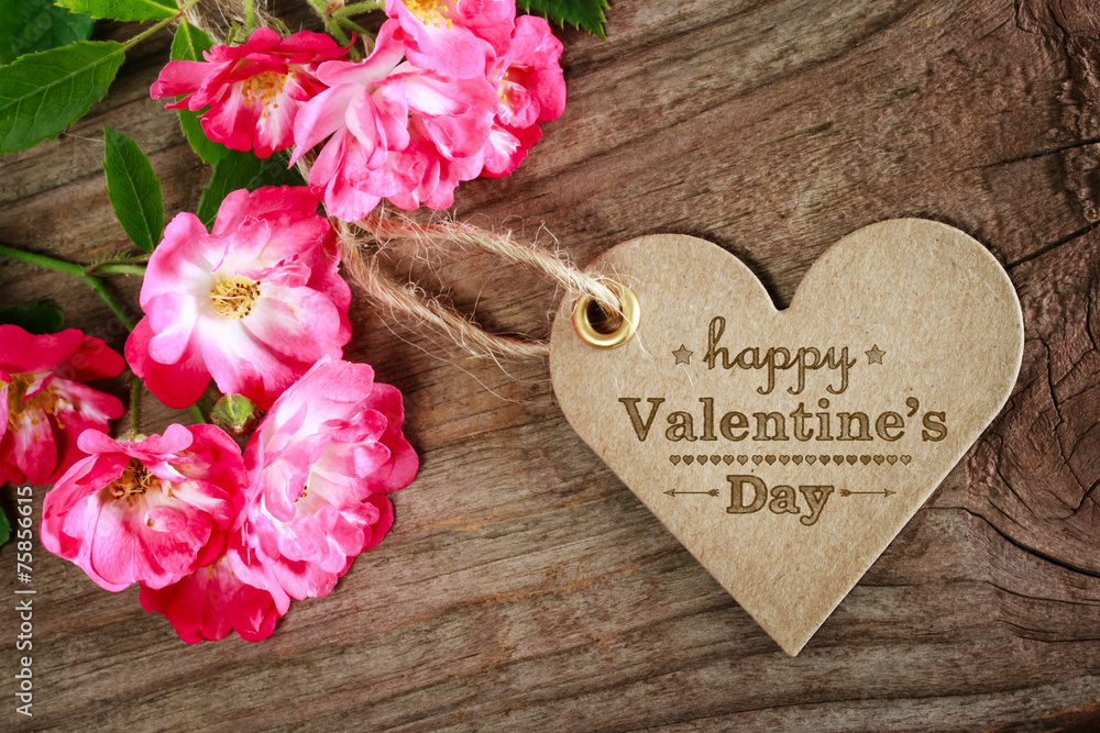 Happy Valentine's Day heart shaped card Happy Valentine's Day heart shaped card