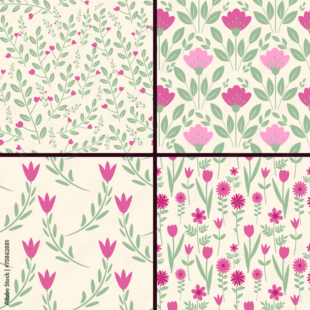 Floral patterns Floral patterns