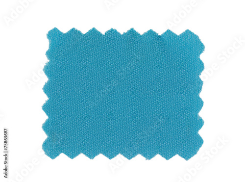 blue fabric swatch