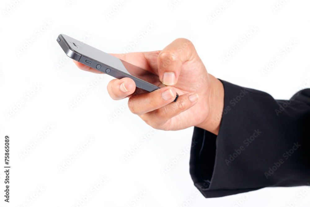 Businessman using smartphone Businessman using smartphone