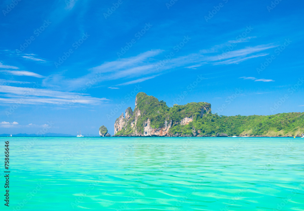 Fototapeta premium Wallpaper View Heaven Getaway