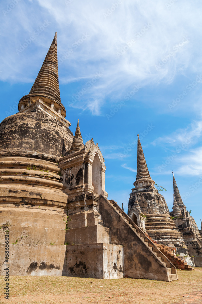 Fototapeta premium Wat Phra Si Sanphet in Ayutthaya, Thailand