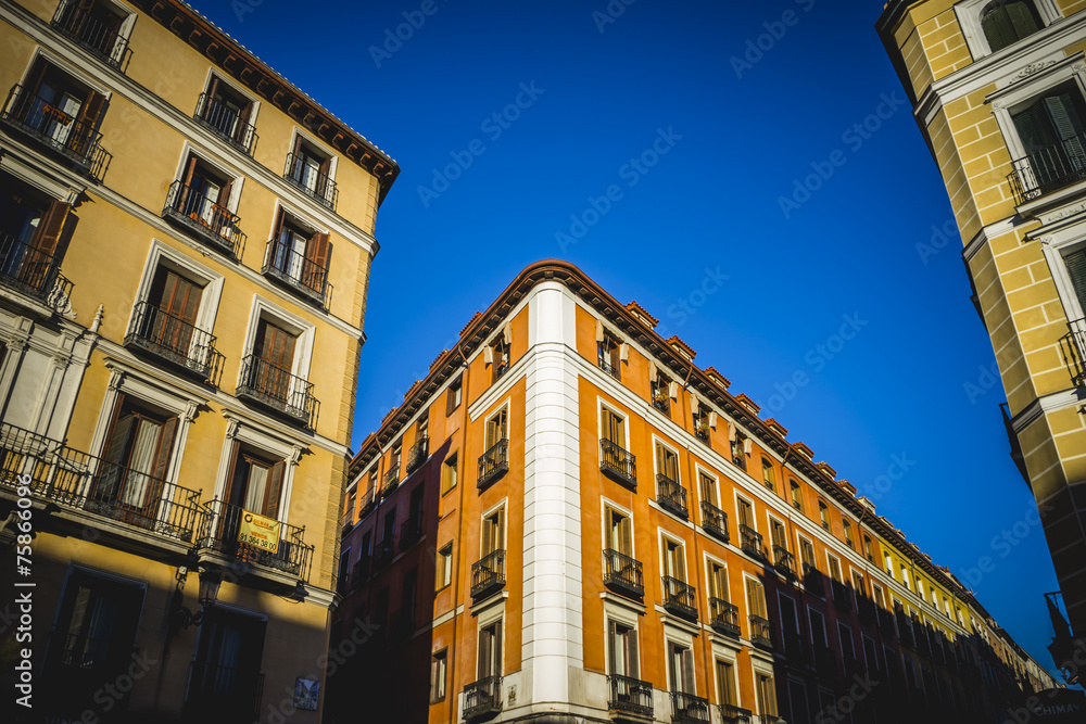oldest street in the capital of Spain, the city of Madrid, its a