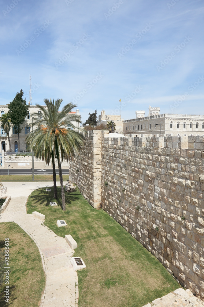 Walk along the walls of Jerusalem.