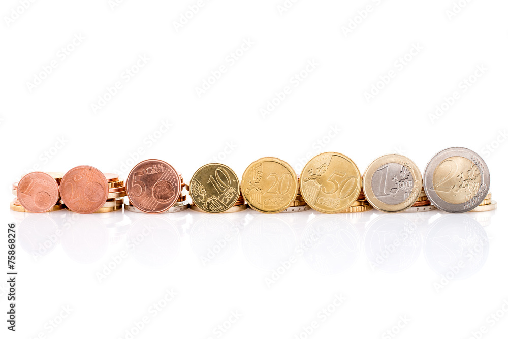 Euro coins set Euro coins set
