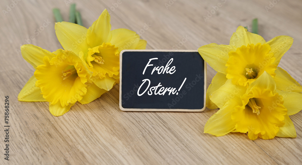 Naklejka premium Frohe Ostern!