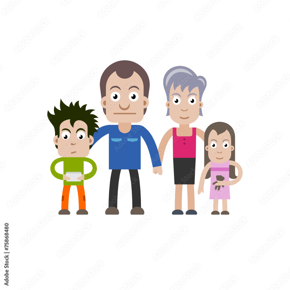 cartoon family, famille 2015_01