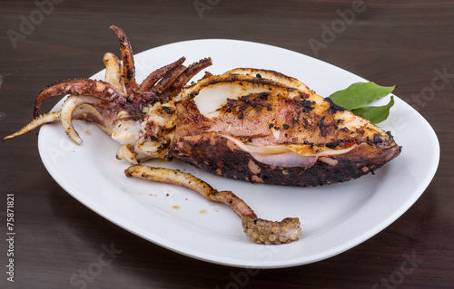 Grilled cuttlefish