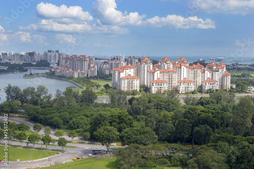 residential neighborhood on East Coast, Singapore