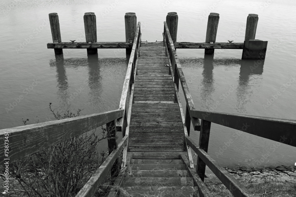 Fototapeta premium Büsum Steg