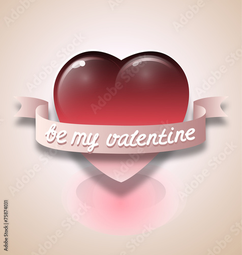 Love Valentine's Day greeting card