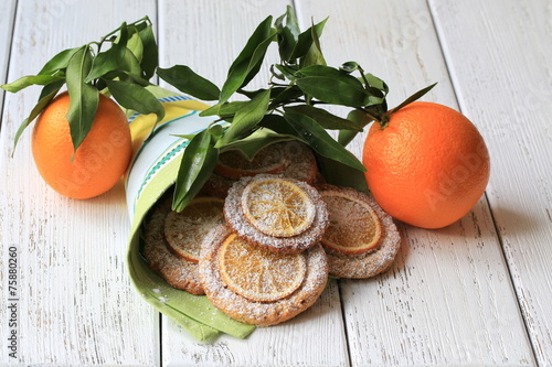 Печенье с миндальной мукой и апельсиновой цедрой