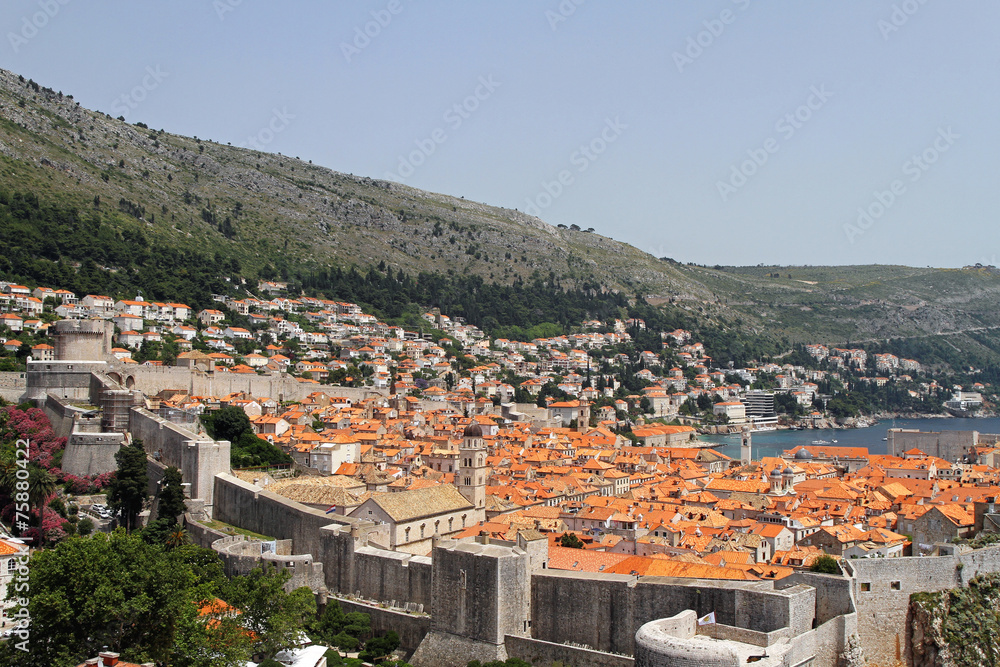 Fototapeta premium Aerial Dubrovnik