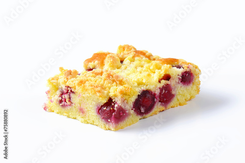 Cherry crumb cake
