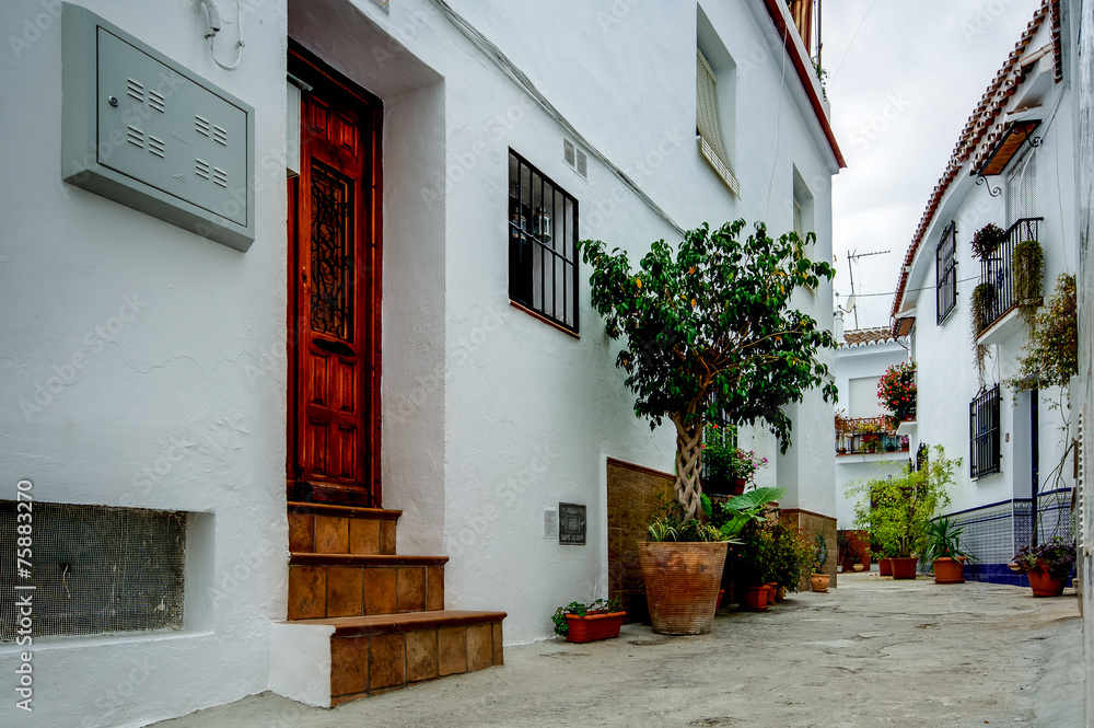 Obraz premium A city on the Mediterranean