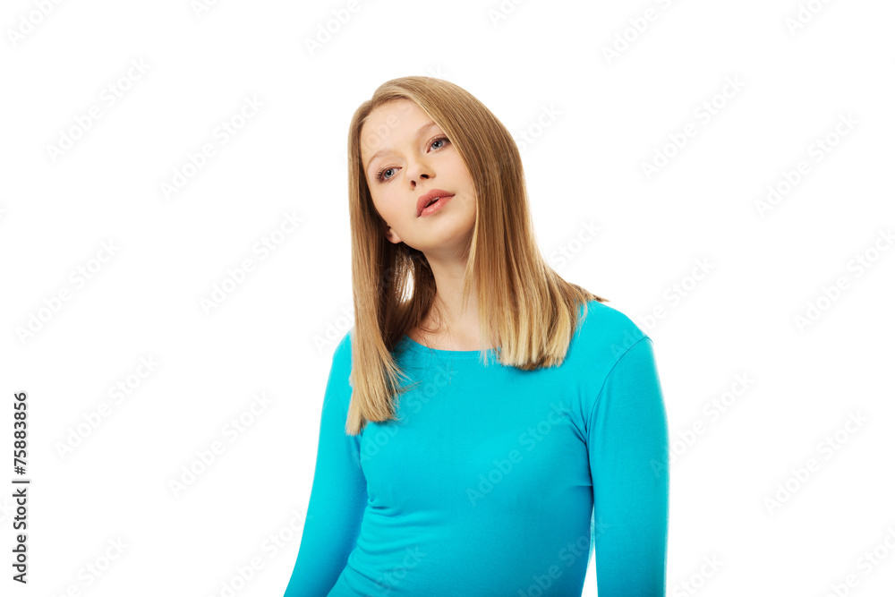 Young woman with smile Young woman with smile