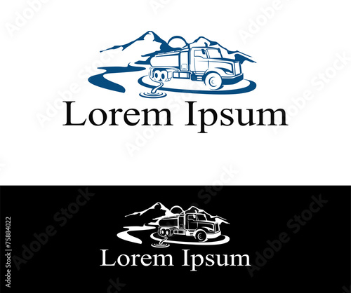 Truck cleaning up waste