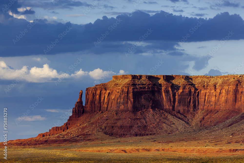 Monument Valley in der Abendsonne, USA