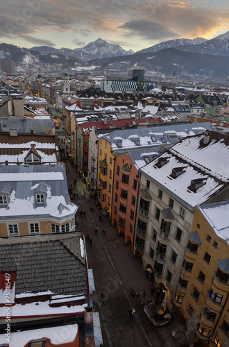 Innsbruck dalla torre civica photo