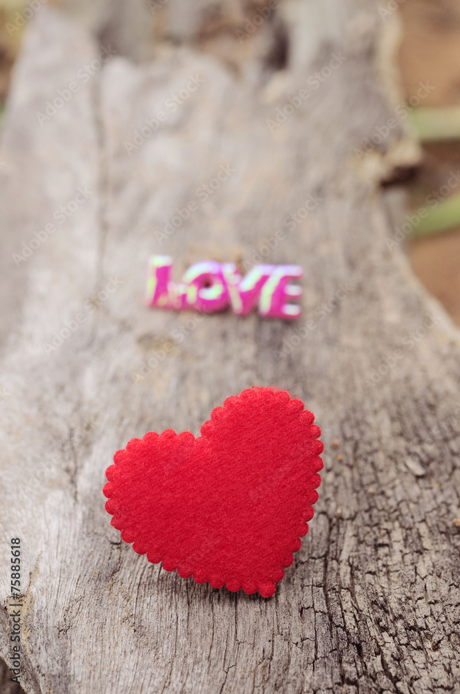 Fototapeta premium Valentines Day background with hearts