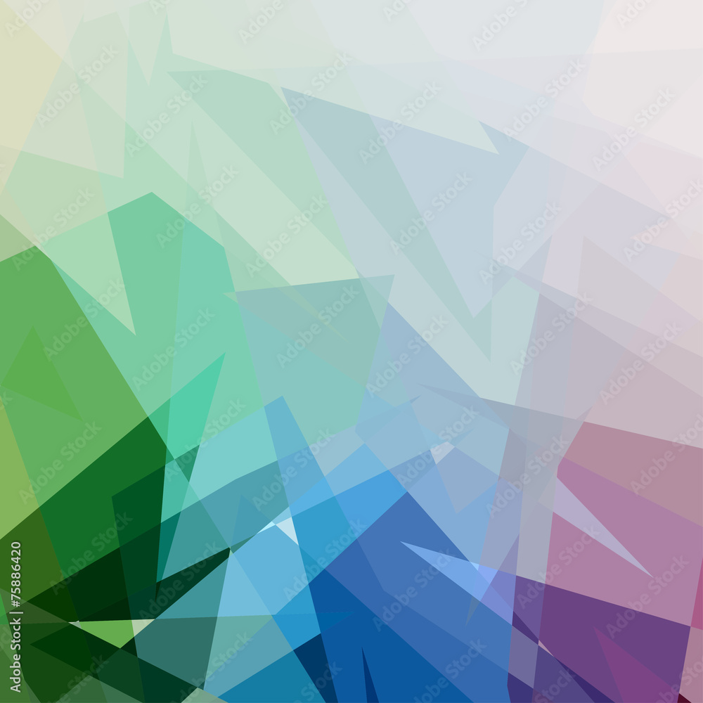 Obraz premium Color Triangle Abstract Background
