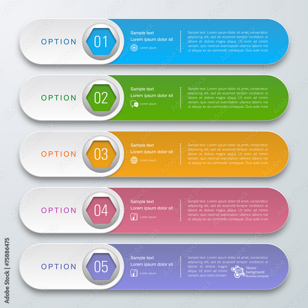 Infographics Web Banner & Label Design Infographics Web Banner & Label Design