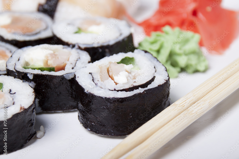 Sushi set. Sushi set.