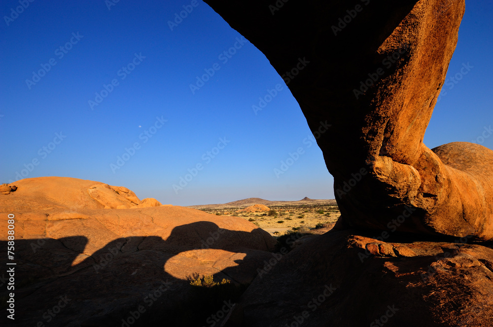 Rock arch in the Spitzkoppe