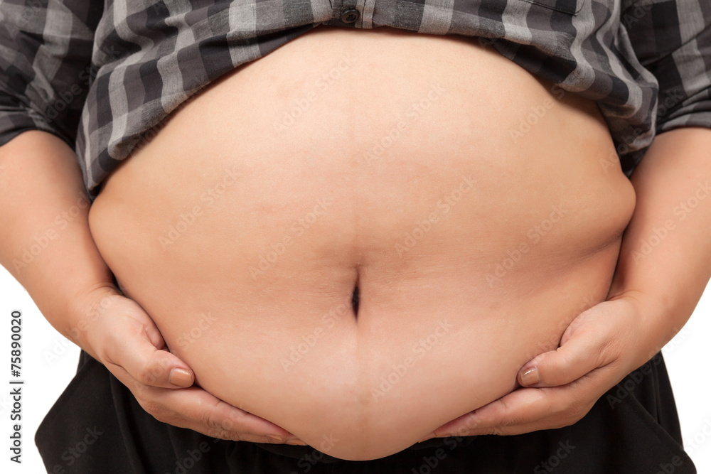 Ταπετσαρία fat woman isolated podgy corpulent  rotund  tubby  plump
